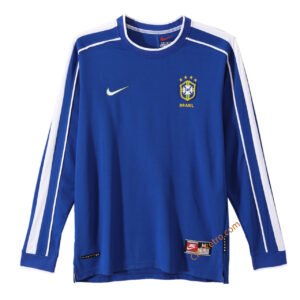 Retro Brazil Away Jersey Long Sleeve 1998