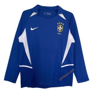 Retro Brazil Away Jersey Long Sleeve 2002