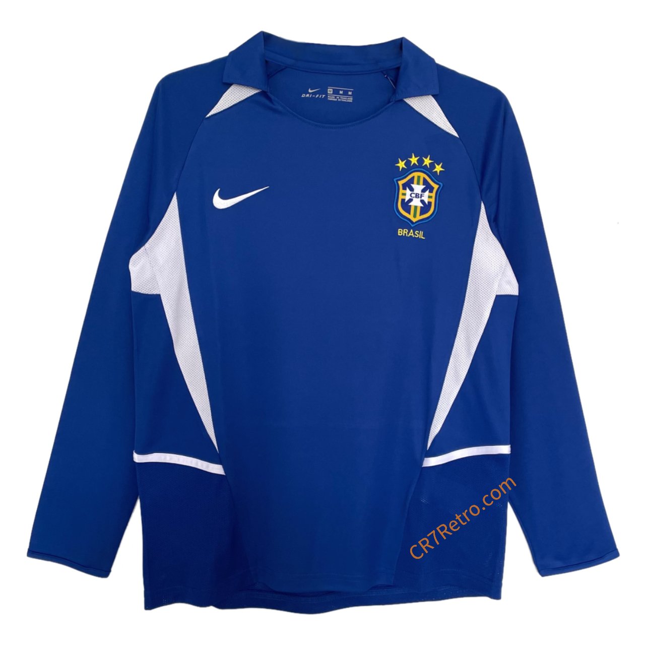 Retro Brazil Away Jersey Long Sleeve 2002