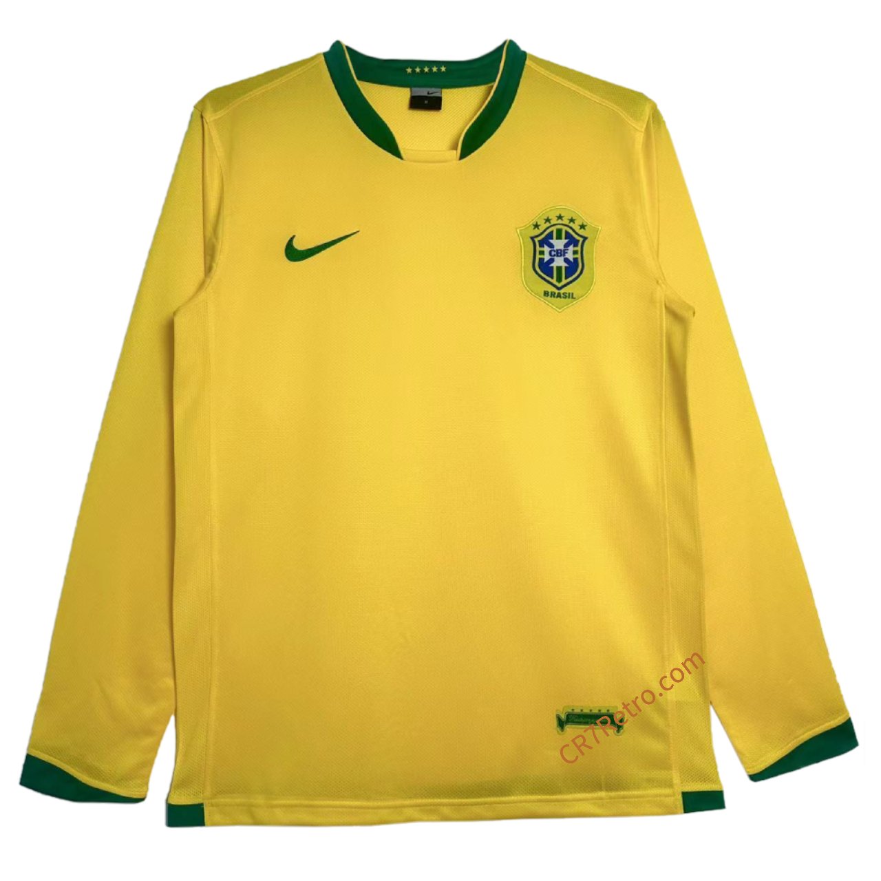 Retro Brazil Home Jersey Long Sleeve 2006