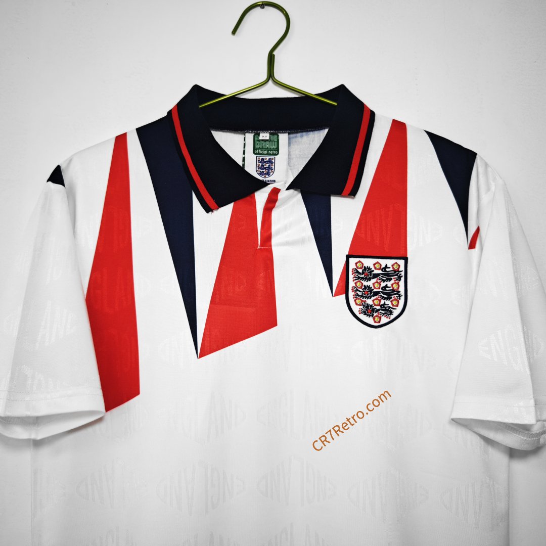 Retro England Home Jersey 1992