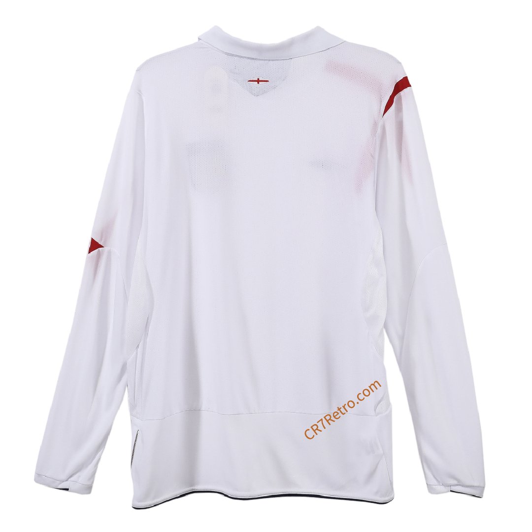 Retro England Home Jersey Long Sleeve 2006