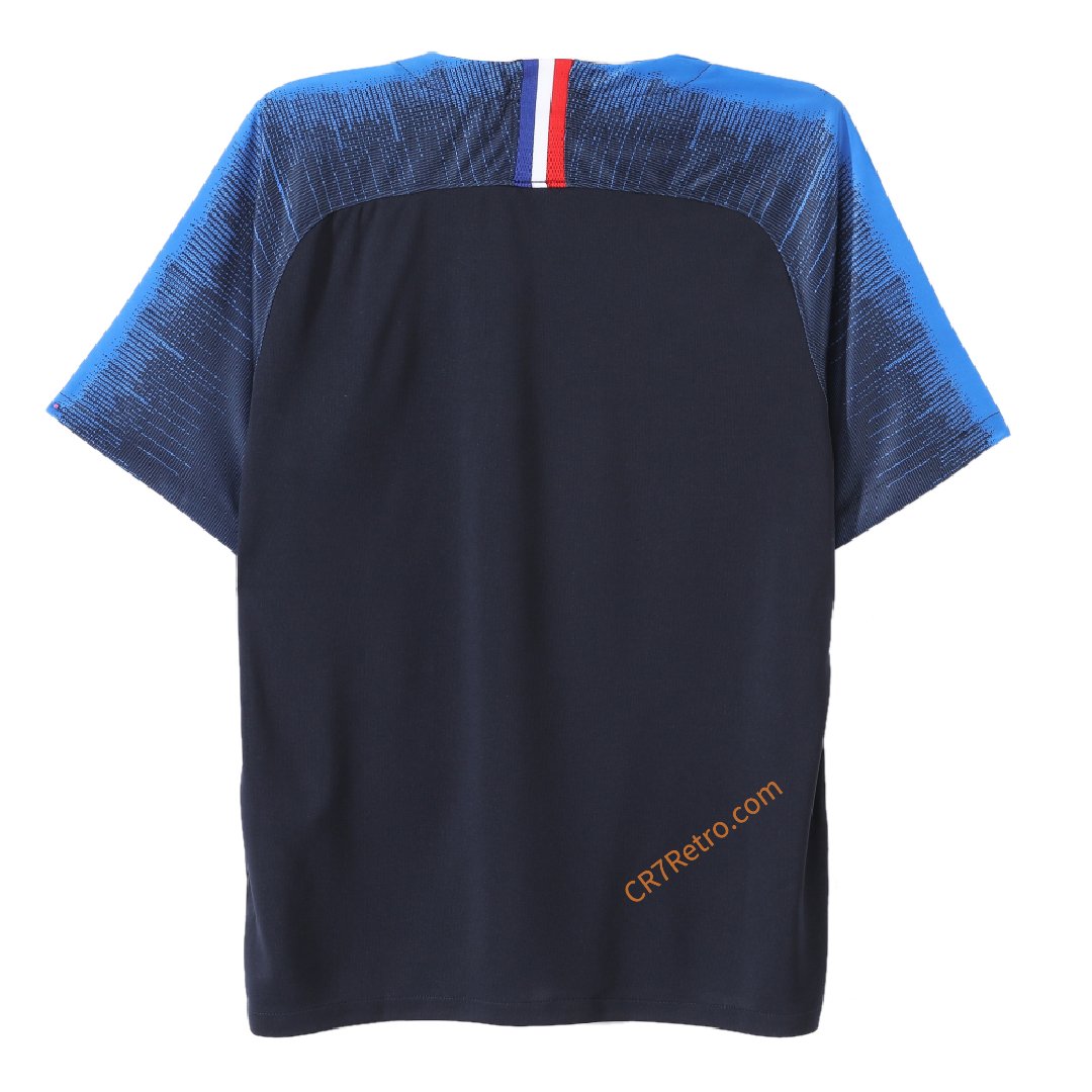 Retro France Home Jersey 2018 World Cup
