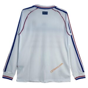 Retro France Home Jersey Long Sleeve 1998
