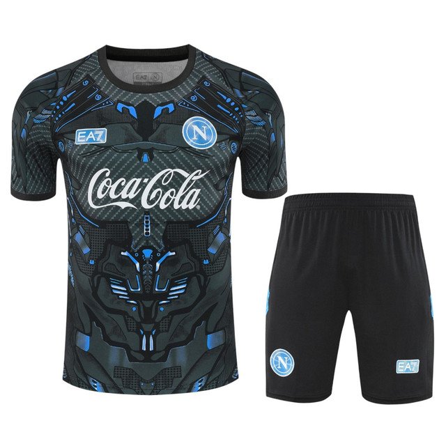 SSC Napoli Black Training Kit 2025/26