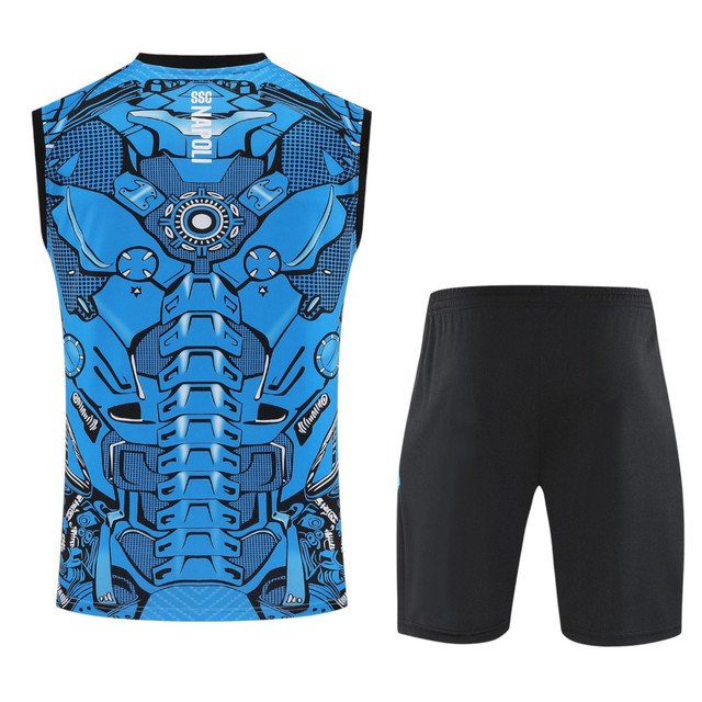 SSC Napoli Blue Training Tank Top Kit 2025/26
