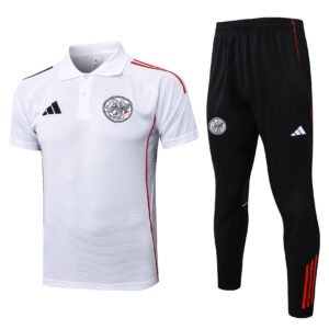 Ajax Training Polo Set White 2025/26