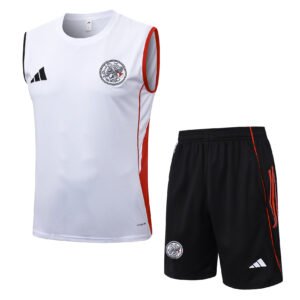 Ajax Training Tank Top Set White 2025/26