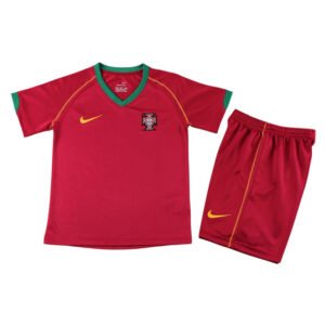 Kids Portugal Home Jersey Retro Kit 2006