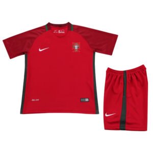 Kids Portugal Home Jersey Retro Kit 2016