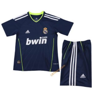 Kids Real Madrid Away Jersey Retro Kit 2010/11