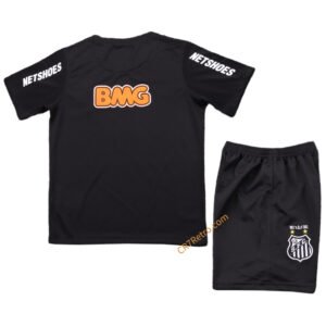 Kids Santos Black Jersey Retro Kit 2012/13