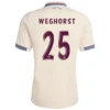WEGHORST #25 Ajax Third Jersey 2025/26